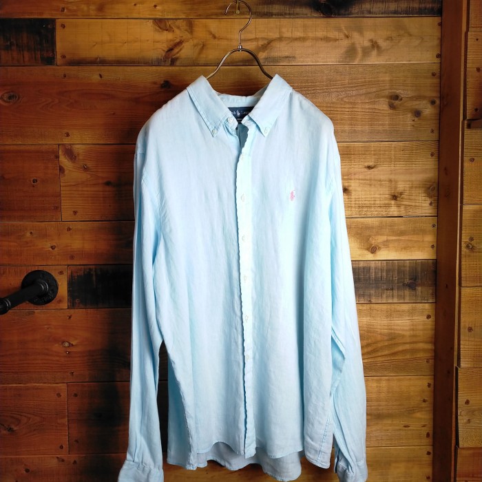 90's Ralph Lauren/B.D.Shirt/SAX/ | Vintage.City 古着屋、古着コーデ情報を発信