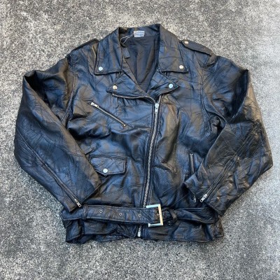 big double leather riders | Vintage.City ヴィンテージ 古着