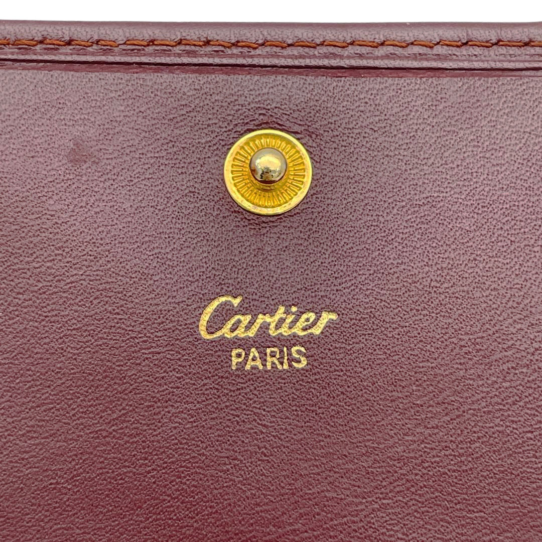 Cartier カルティエ コインケース 小銭入れ マストライン レザー 