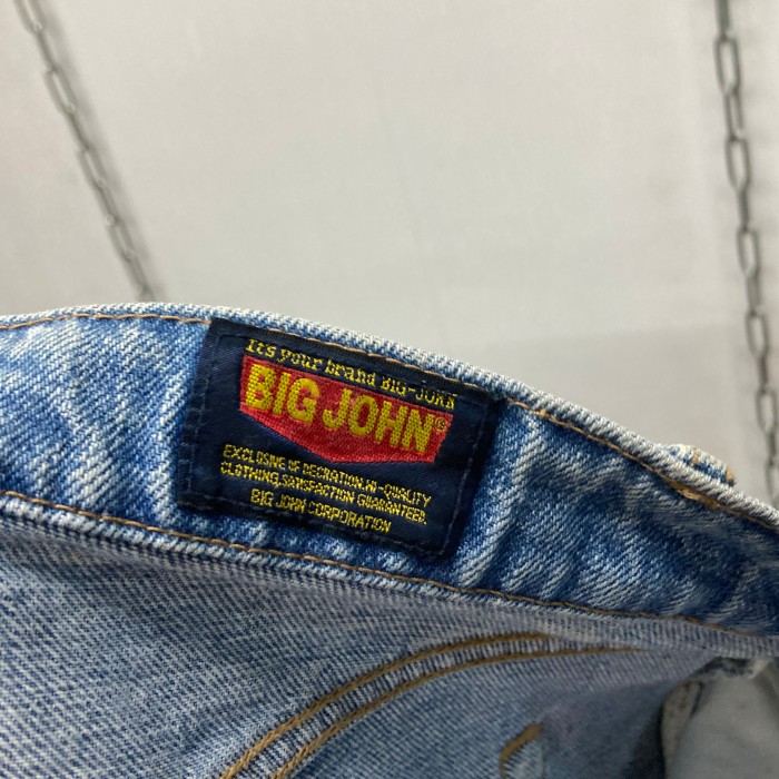 90’s BIG JOHN Big インディゴブルーデニムパンツW46 | Vintage.City 古着屋、古着コーデ情報を発信