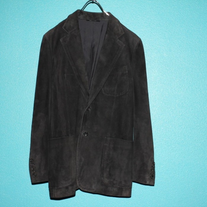 OLD GUCCI Cow Leather Tailored Jacket IT | Vintage.City 古着屋、古着コーデ情報を発信
