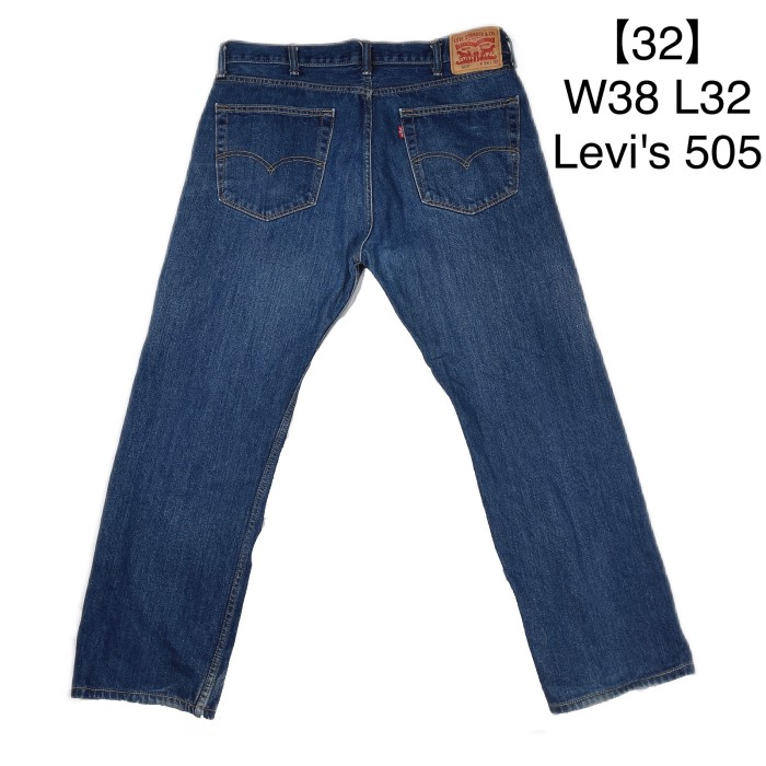 【32】W38 L32 Levi's 505 denim pants | Vintage.City 빈티지숍, 빈티지 코디 정보