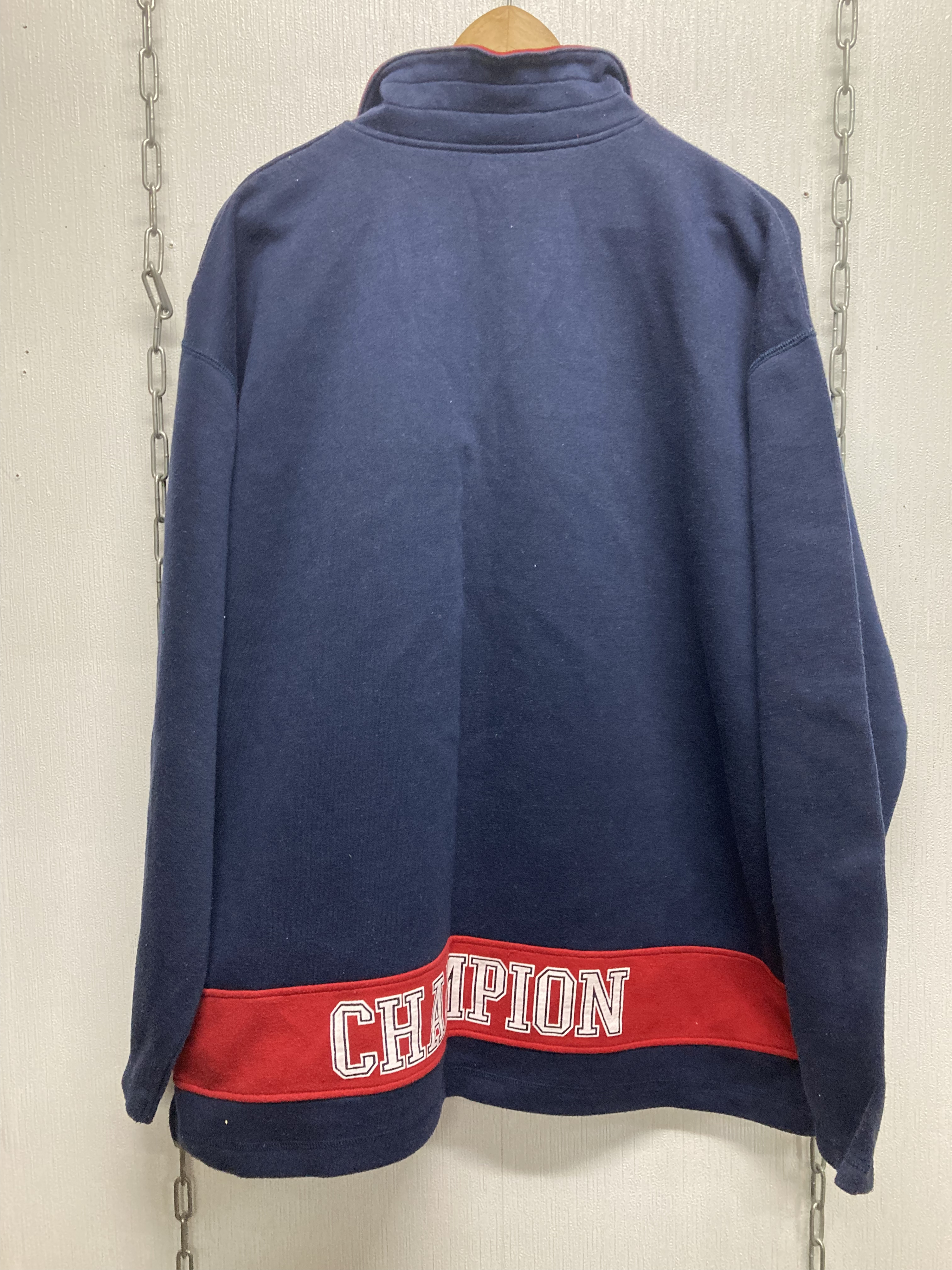 90's Championハーフジップスウェット XL | Vintage.City