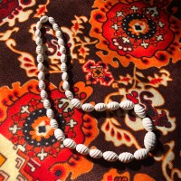 Plastic Torsion Type Ivory Necklace | Vintage.City ヴィンテージ 古着