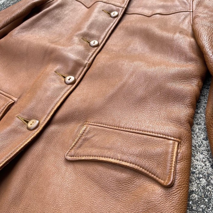 60s~ deerskin leather jacket | Vintage.City Vintage Shops, Vintage Fashion Trends