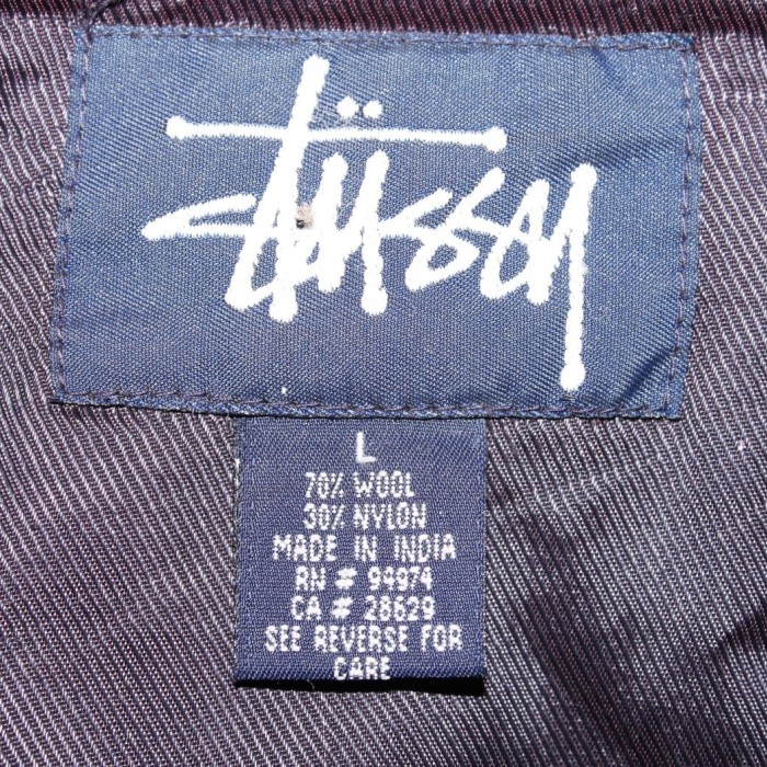 90s 後期 OLD STUSSY Wool Jacket | Vintage.City 古着屋、古着コーデ情報を発信