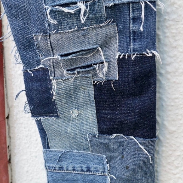 Custom Tapered Crust Denim Pants | Vintage.City 古着屋、古着コーデ情報を発信