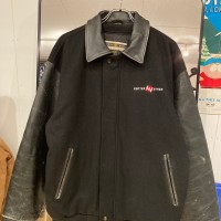 '00 NORTH END 袖革スタジャン(SIZE L) | Vintage.City ヴィンテージ 古着
