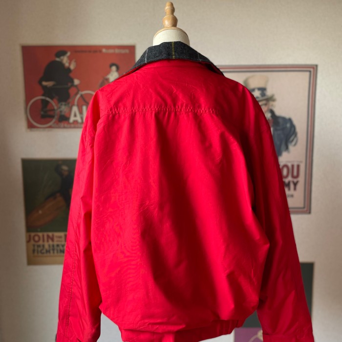80s Woolrich ウールリッチ ナイロン ジャケット レッド USA製 | Vintage.City 빈티지숍, 빈티지 코디 정보