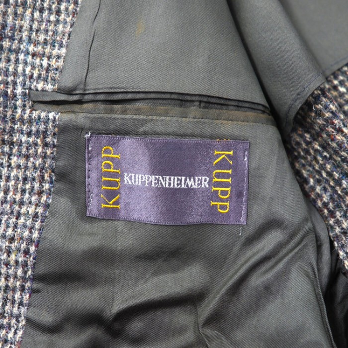 HARRIS TWEED × KUPPENHEIMER 2Bツイードジャケット | Vintage.City 古着屋、古着コーデ情報を発信