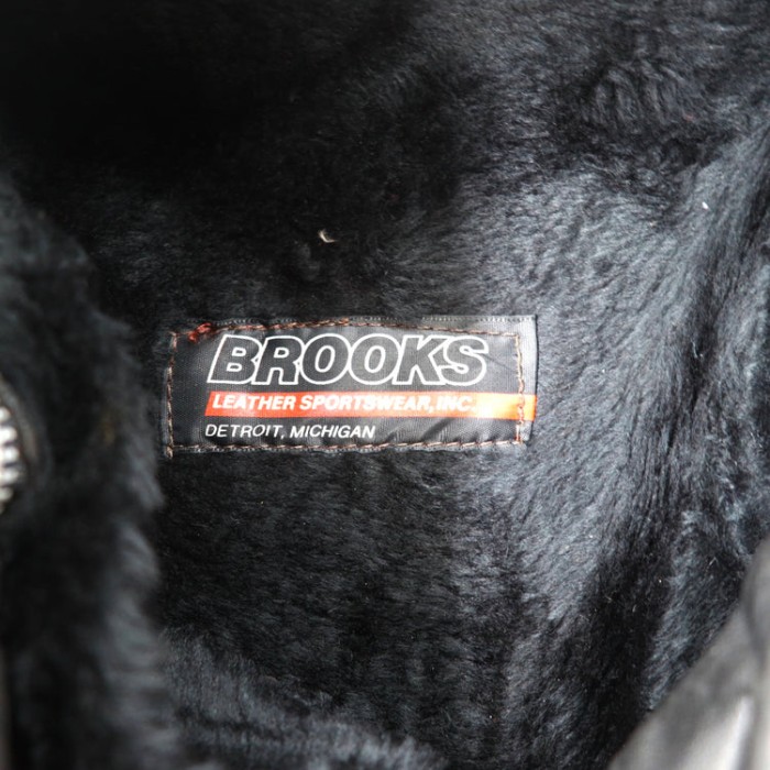 BROOKS ダブルライダースジャケット ボアライナー USA製 | Vintage.City 古着屋、古着コーデ情報を発信