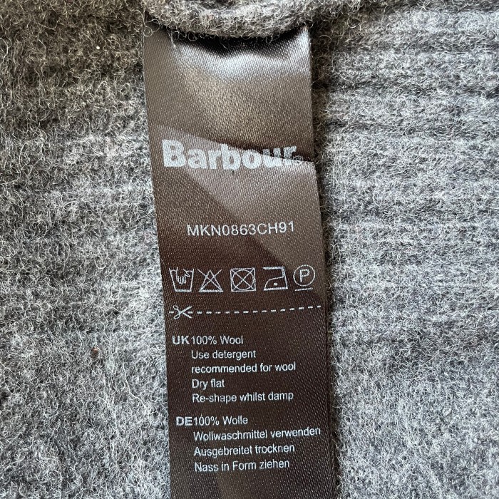 Barbour ハーフジップ ニット セーター グレー | Vintage.City 빈티지숍, 빈티지 코디 정보