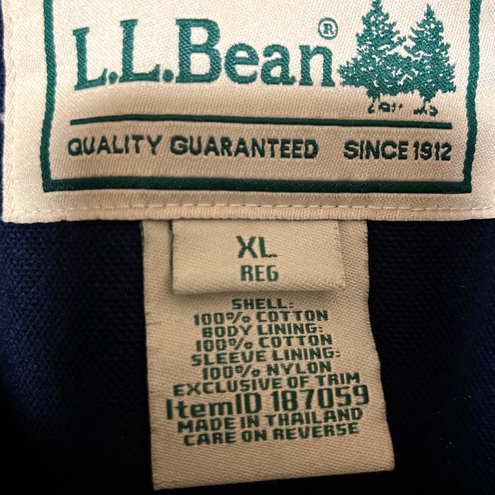 エルエルビーン　ハンティングジャケット　襟コーデュロイ　ネイビー　XL | Vintage.City 古着屋、古着コーデ情報を発信