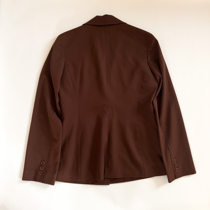 brown single button jacket | Vintage.City 古着屋、古着コーデ情報を発信