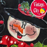 147)ビンテージハンドペイントクリスマスベスト | Vintage.City ヴィンテージ 古着