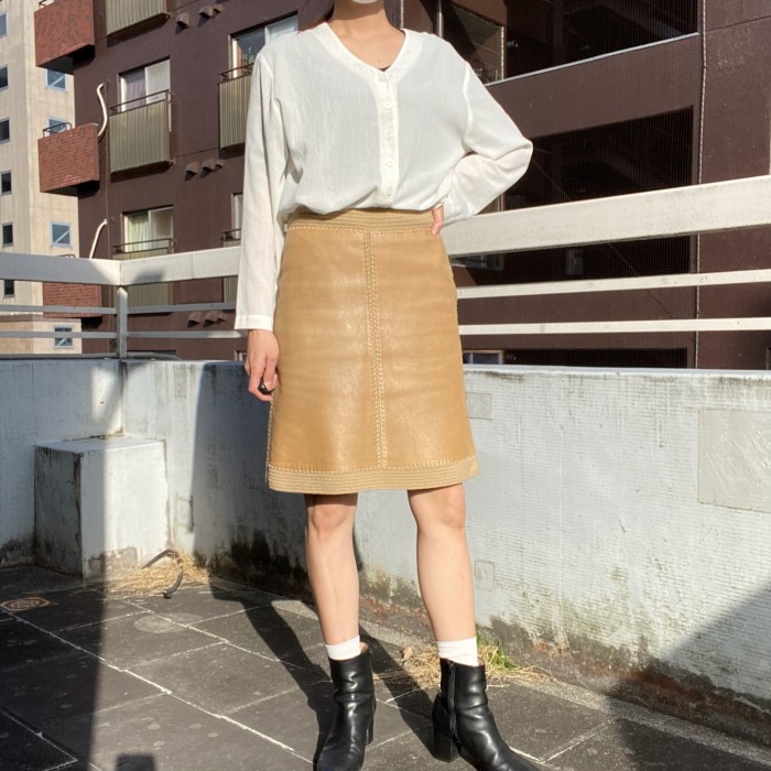 MARNI レザースカート | Vintage.City