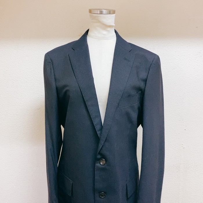 ジョイントワークス　スーツ　濃紺色　ストライプ　JOINT WORKS 美品 | Vintage.City 빈티지숍, 빈티지 코디 정보