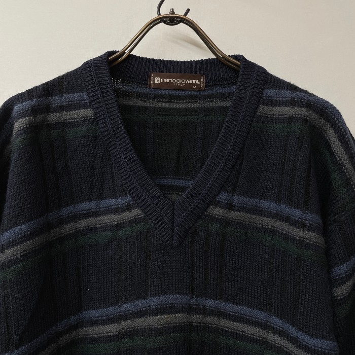 Mario giovanni 　knit ニット　Vネック | Vintage.City Vintage Shops, Vintage Fashion Trends