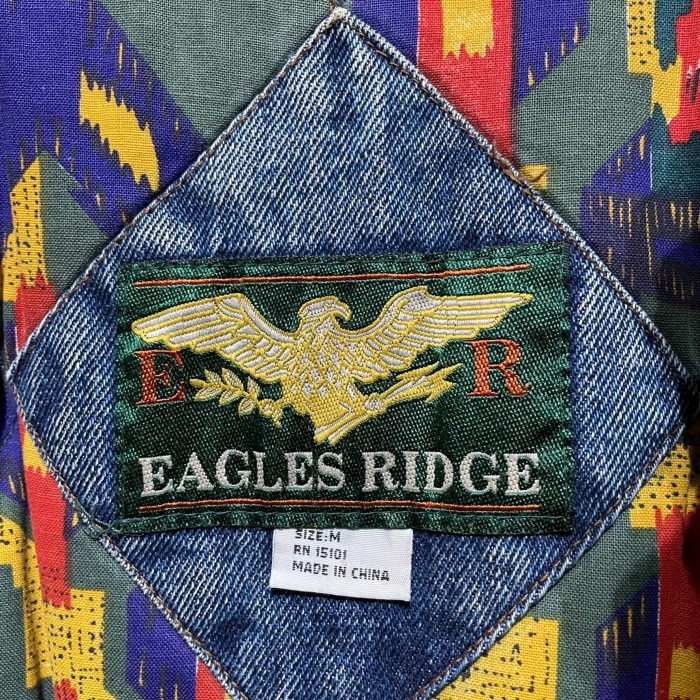 “EAGLES RIDGE” Padded Denim Jacket | Vintage.City 古着屋、古着コーデ情報を発信