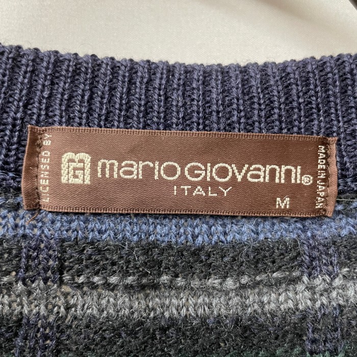 Mario giovanni 　knit ニット　Vネック | Vintage.City 빈티지숍, 빈티지 코디 정보