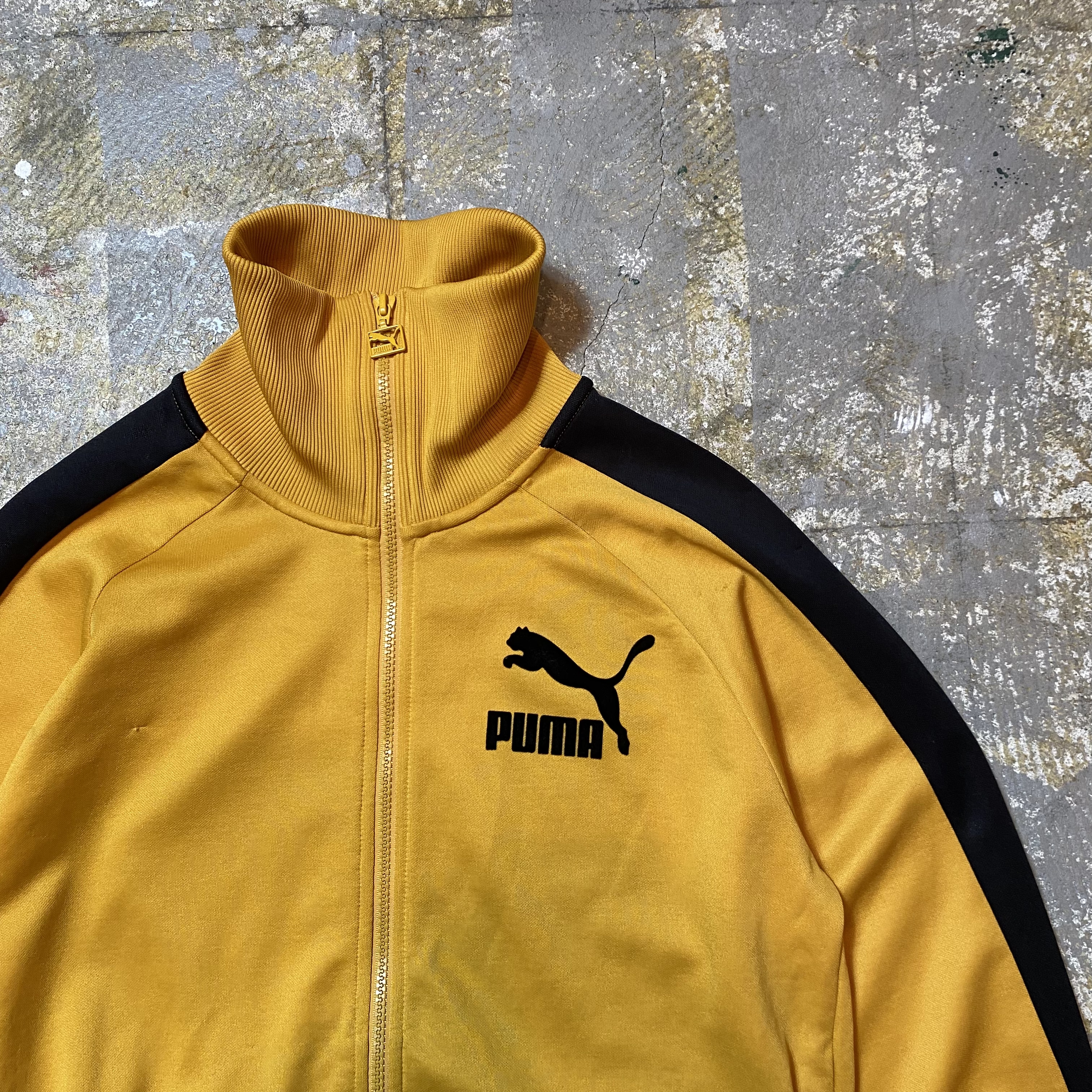 PUMA プーマ トラックジャケット M イエロー 海外限定カラー | Vintage 