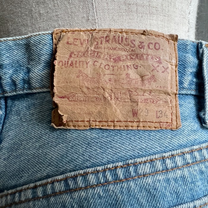 Levi's 501 "Leather pacthwork" | Vintage.City 古着屋、古着コーデ情報を発信