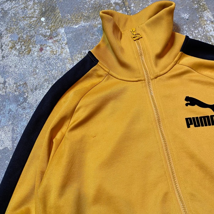 PUMA プーマ トラックジャケット M イエロー 海外限定カラー | Vintage.City 古着屋、古着コーデ情報を発信