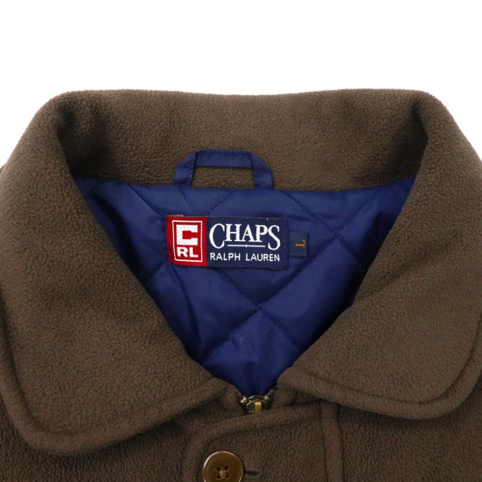 CHAPS RALPH LAUREN ビッグサイズ フリースコート 90s | Vintage.City 古着屋、古着コーデ情報を発信