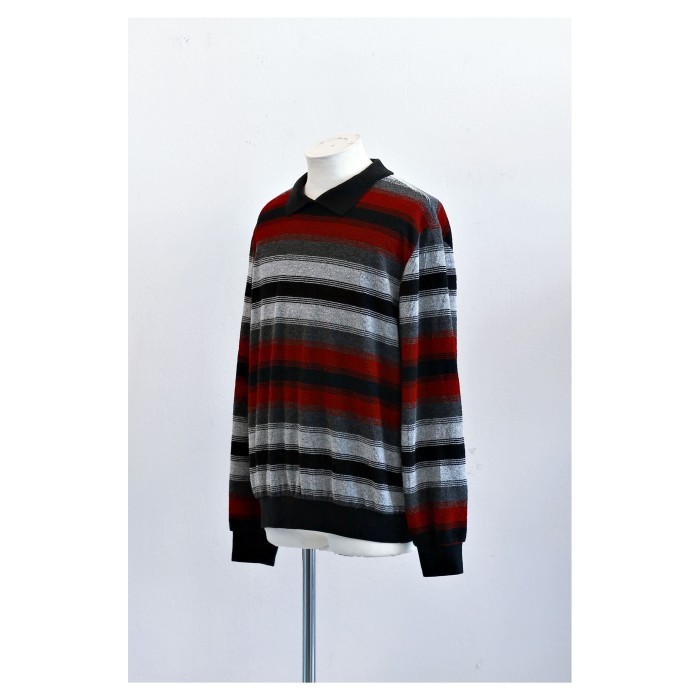 USA Vintage Knit Polo Sweater | Vintage.City 빈티지숍, 빈티지 코디 정보
