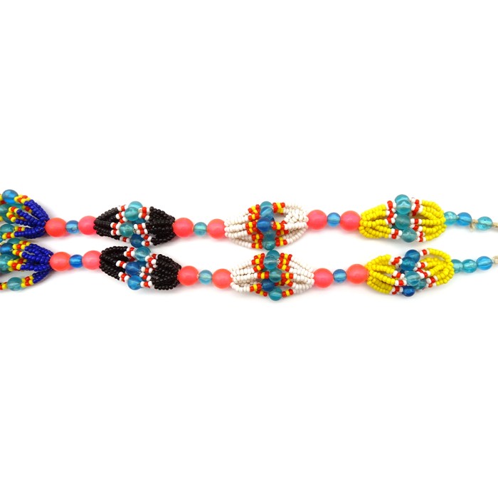 Multi-color Beads Long Necklace  ① | Vintage.City 빈티지숍, 빈티지 코디 정보
