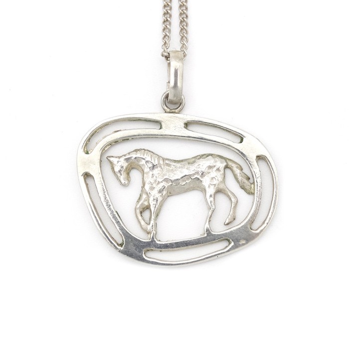Vintage Silver 925 Horse Motif Necklace | Vintage.City ヴィンテージ 古着