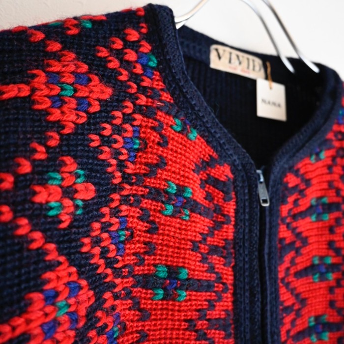 VIVID design knit cardigan | Vintage.City 빈티지숍, 빈티지 코디 정보
