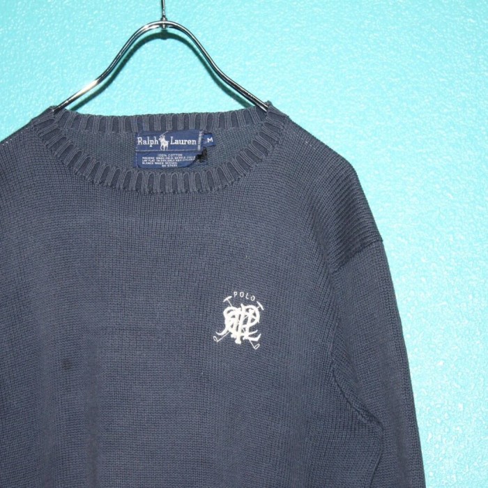 90s Ralph Lauren One Point Logo Cotton K | Vintage.City 古着屋、古着コーデ情報を発信