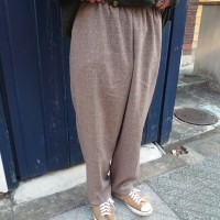 polyester check easy pants | Vintage.City ヴィンテージ 古着