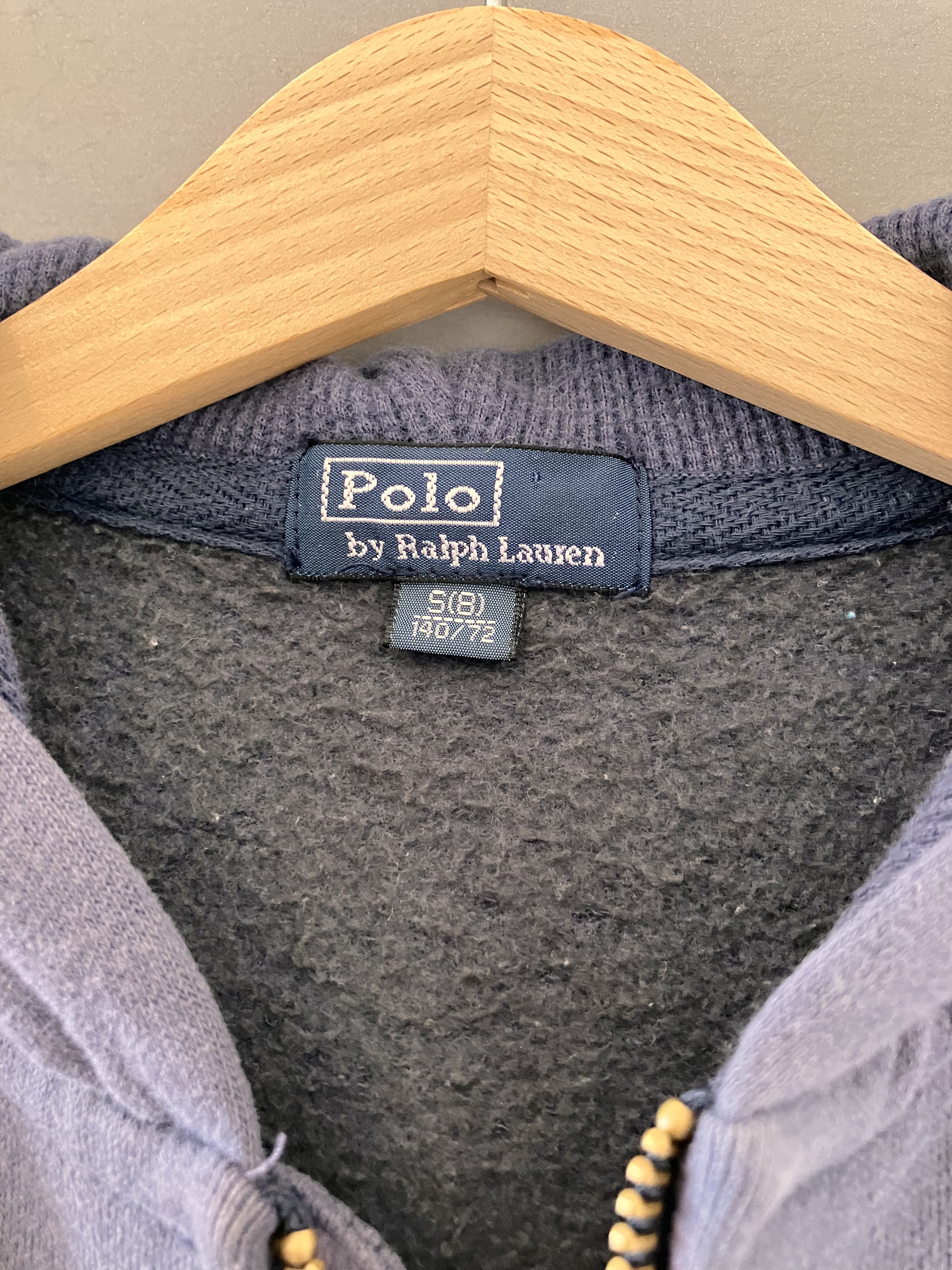 Polo Ralph Lauren ラルフローレン ジップアップパーカー 青灰色