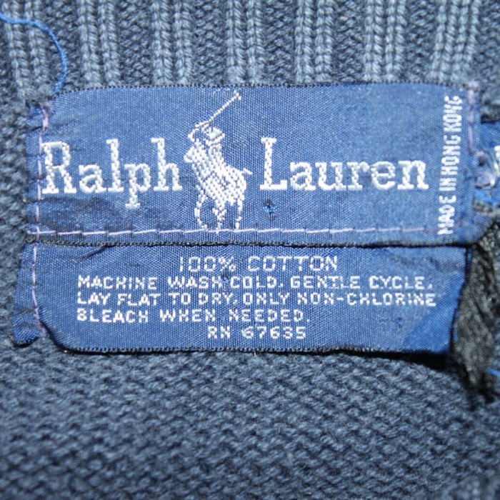 90s Ralph Lauren One Point Logo Cotton K | Vintage.City 빈티지숍, 빈티지 코디 정보