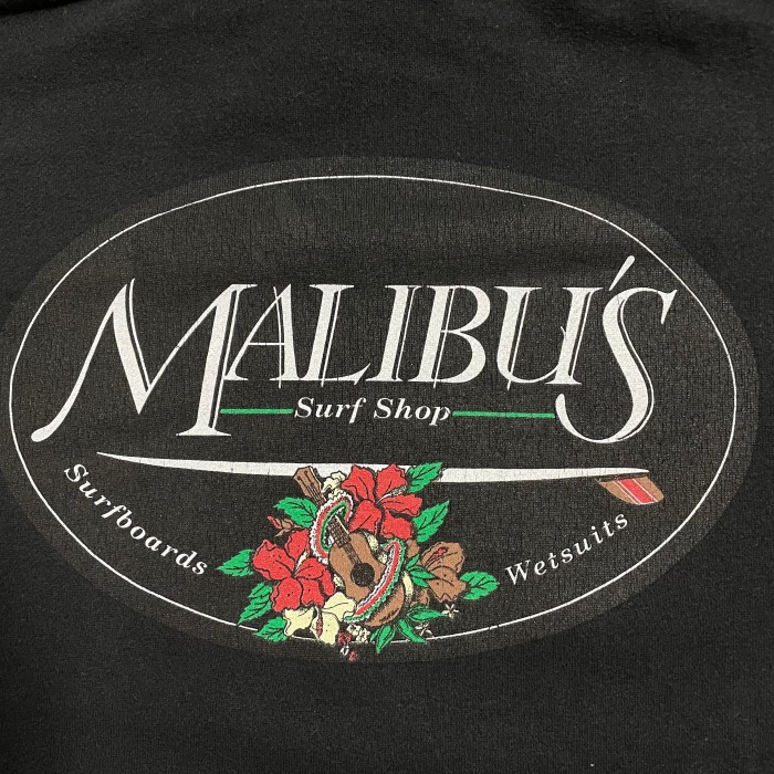 【ITC】MALIBU'S スウェット パーカー ロゴ バックプリント US古着 | Vintage.City 古着屋、古着コーデ情報を発信