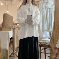 used embroidery white blouse | Vintage.City ヴィンテージ 古着