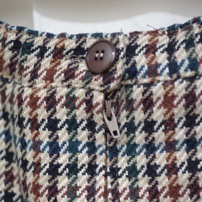 ツイードチェックのタイトスカート | Vintage.City 古着屋、古着コーデ情報を発信