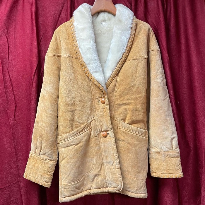 70s~ leather fur coat | Vintage.City 빈티지숍, 빈티지 코디 정보