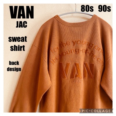 80s 90s VAN JAC ヴァン ヂャケット スウェットシャツ 背面刺繍 | Vintage.City ヴィンテージ 古着