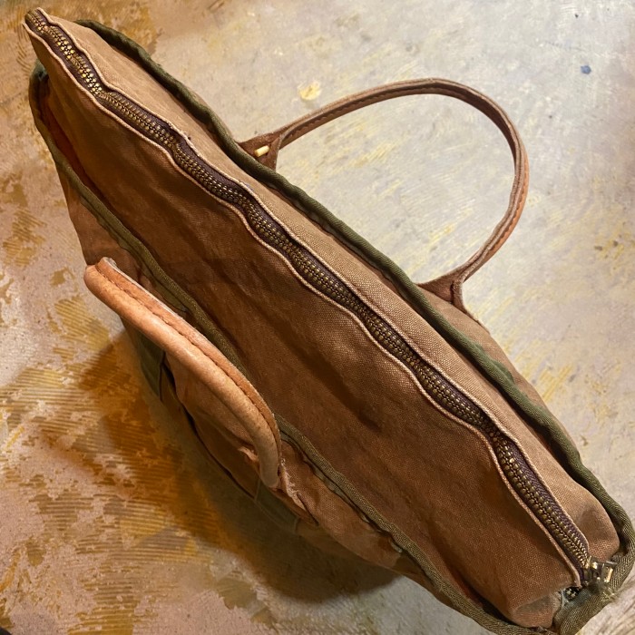 80s L.L. Bean leather handle tote bag | Vintage.City 古着屋、古着コーデ情報を発信