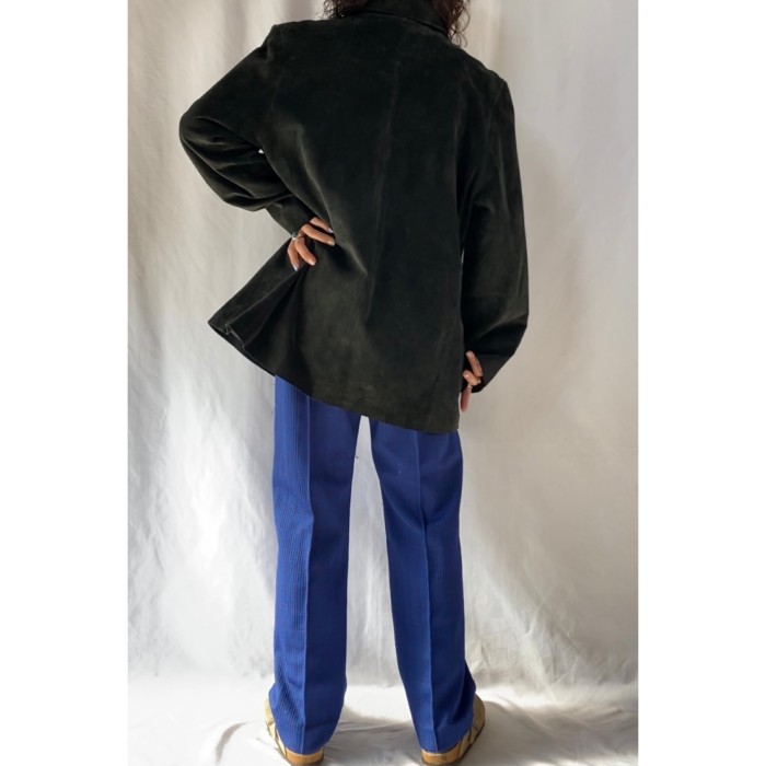 suede black jacket | Vintage.City 古着屋、古着コーデ情報を発信