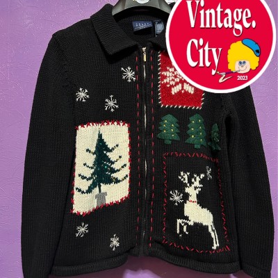 150)ビンテージクリスマスセーター | Vintage.City ヴィンテージ 古着