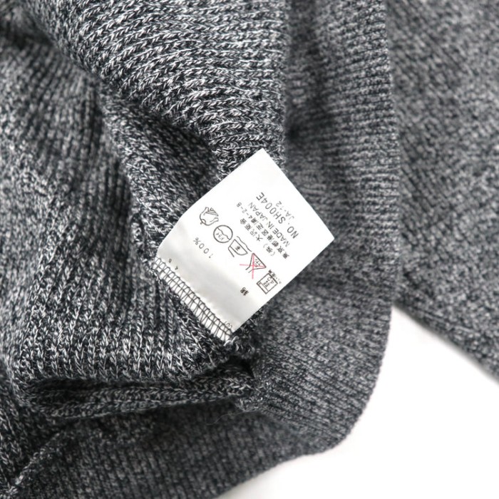 LACOSTE ポロニット セーター 5 グレー ワンポイントロゴ 日本製 | Vintage.City 古着屋、古着コーデ情報を発信