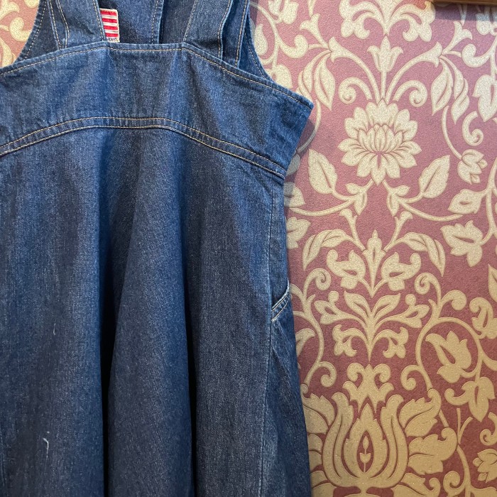 BOBSON denim jumper skirt | Vintage.City 빈티지숍, 빈티지 코디 정보