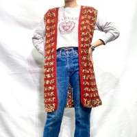 Granny long knit vest | Vintage.City ヴィンテージ 古着