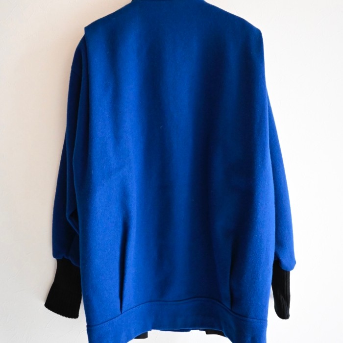 blue design jacket | Vintage.City 古着屋、古着コーデ情報を発信