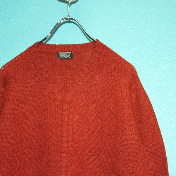 80s BROOKS BROTHERS Wool Sweater SCOTLAN | Vintage.City 古着屋、古着コーデ情報を発信