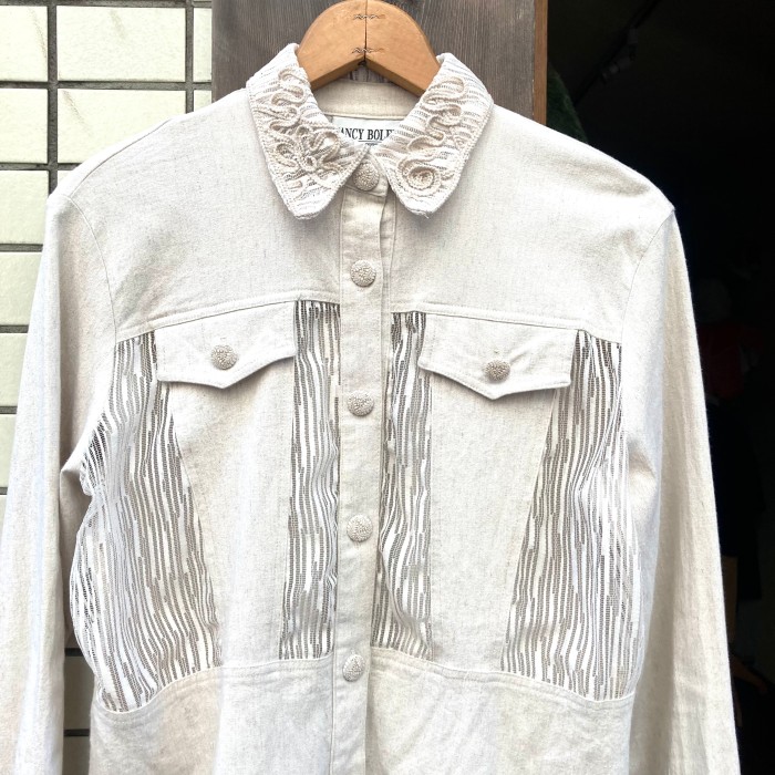 Linen mix see-through spandex shirt | Vintage.City Vintage Shops, Vintage Fashion Trends